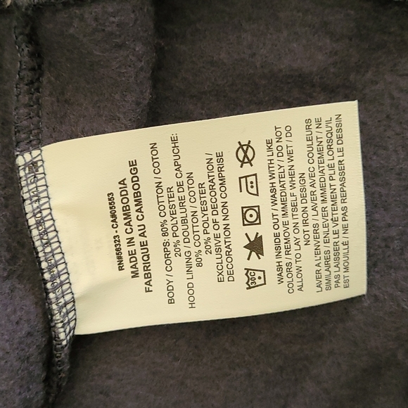 Nike 1X Swoosh Oversized Fleece Hoodie- Pit 28"-30"; Length 28" - Picture 7 of 11